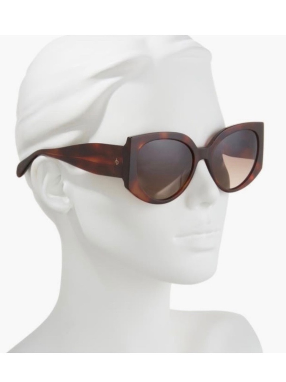 Rag & Bone 58mm Round Sunglasses Havana Brown